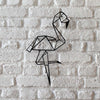 Bystag metal dekoratif duvar aksesuarı flamingo- Bystag metal wall art-wall art-wall decor-metal wall decor-flamingo