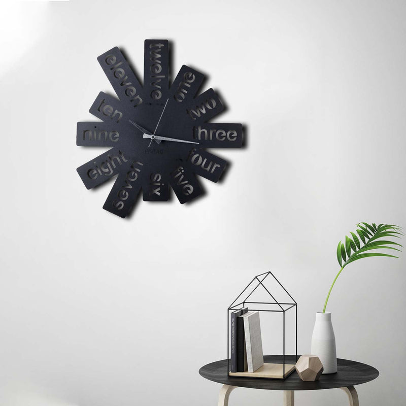 Bystag Metal decorative Wall clock Letters-Bystag Büyük saat - Bystag Metal dekoratif Duvar Saati Harfler- Bystag Big Clock