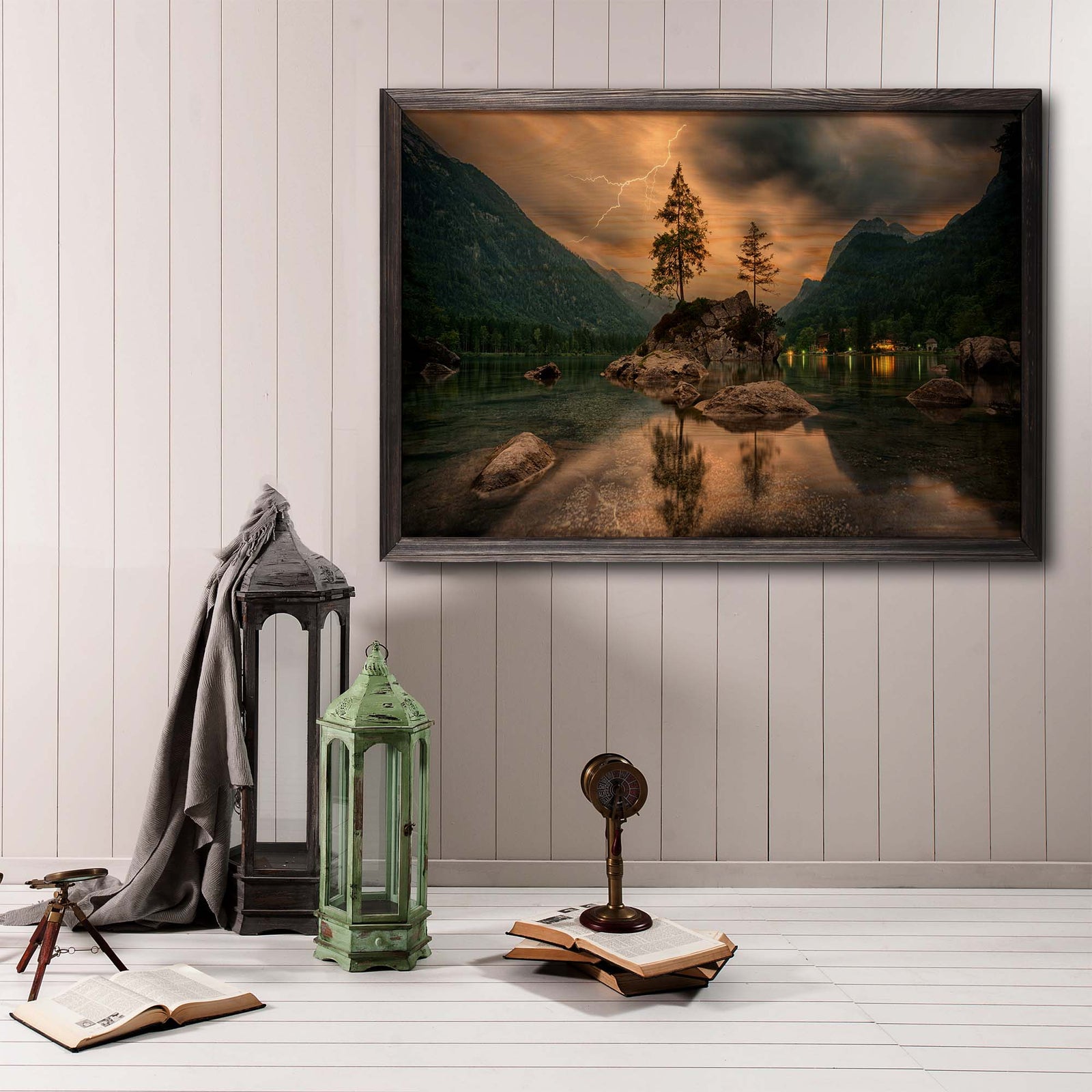 AHŞAP TABLO LANDSCAPE