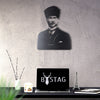 Bystag metal dekoratif duvar aksesuarı Atatürk- Bystag metal wall art-wall art-wall decor-metal wall decor-Atatürk