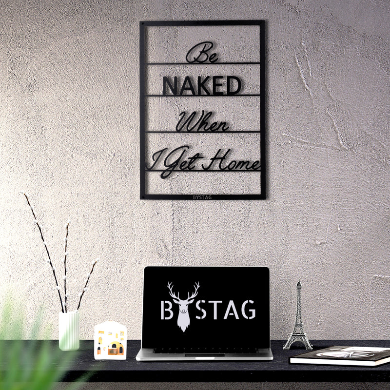 Bystag metal dekoratif duvar aksesuarı be naked- Bystag metal wall art-wall art-wall decor-metal wall decor-be naked