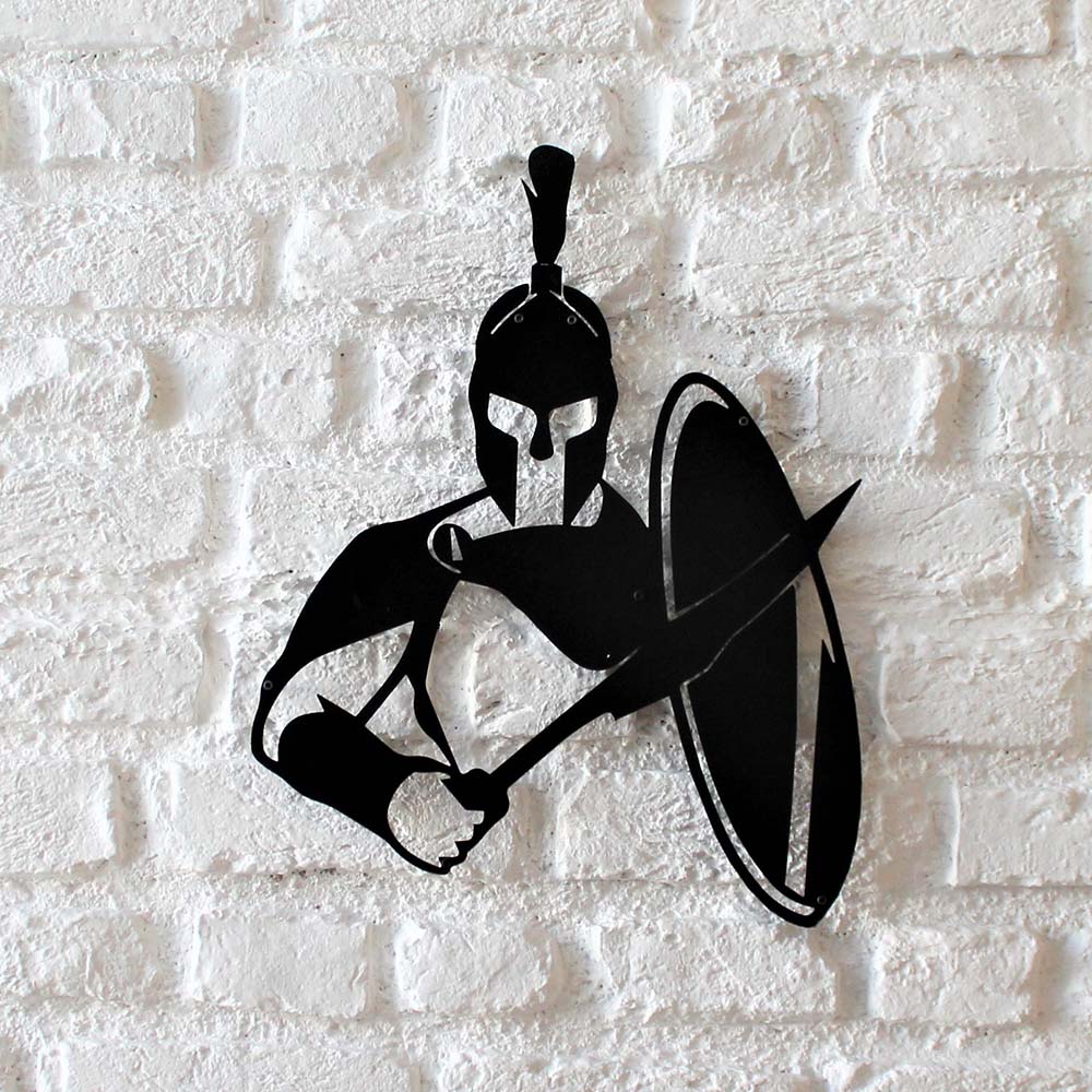 Bystag metal dekoratif duvar aksesuarı sparta- Bystag metal wall art-wall art-wall decor-metal wall decor-sparta