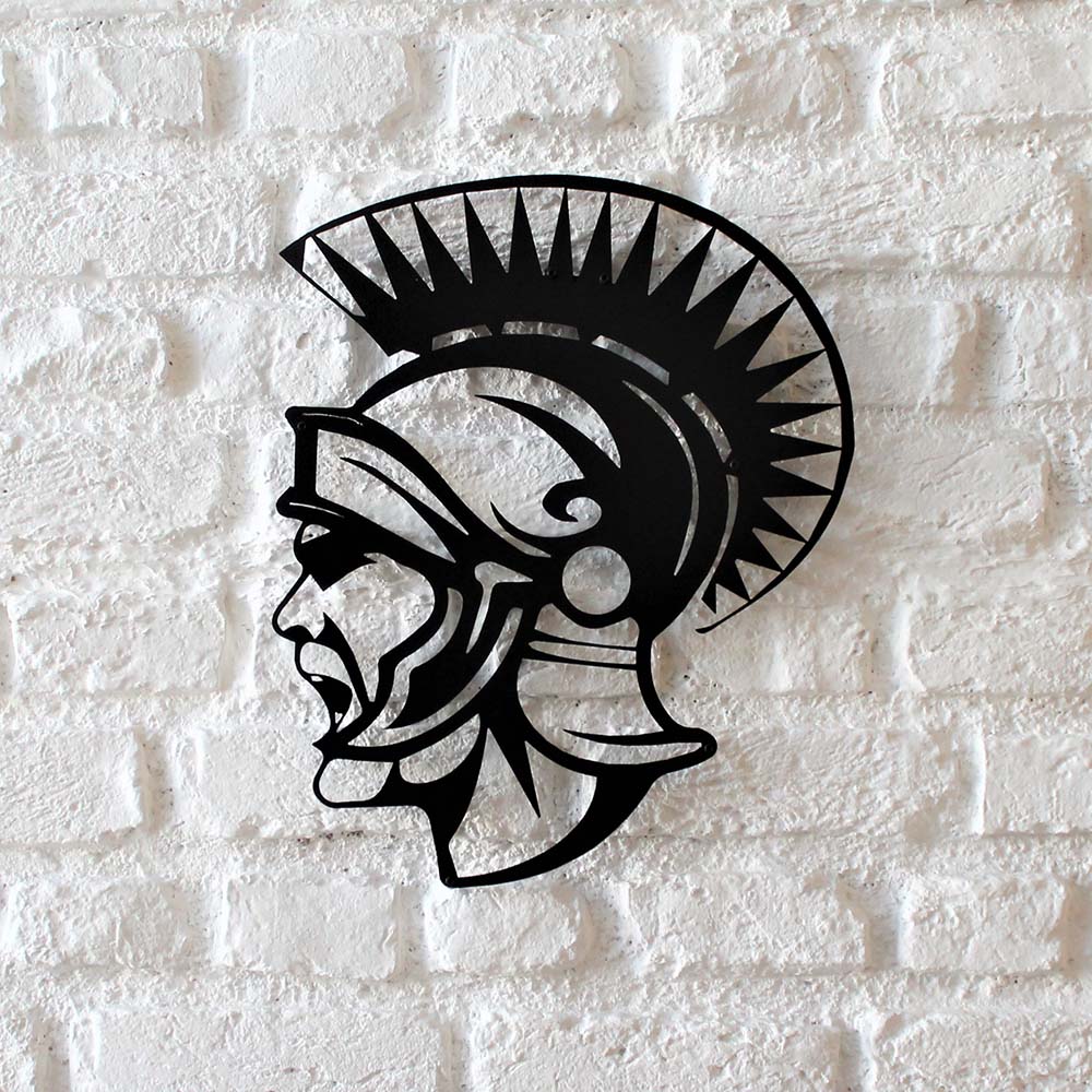Bystag metal dekoratif duvar aksesuarı soldier- Bystag metal wall art-wall art-wall decor-metal wall decor-soldier-warrior