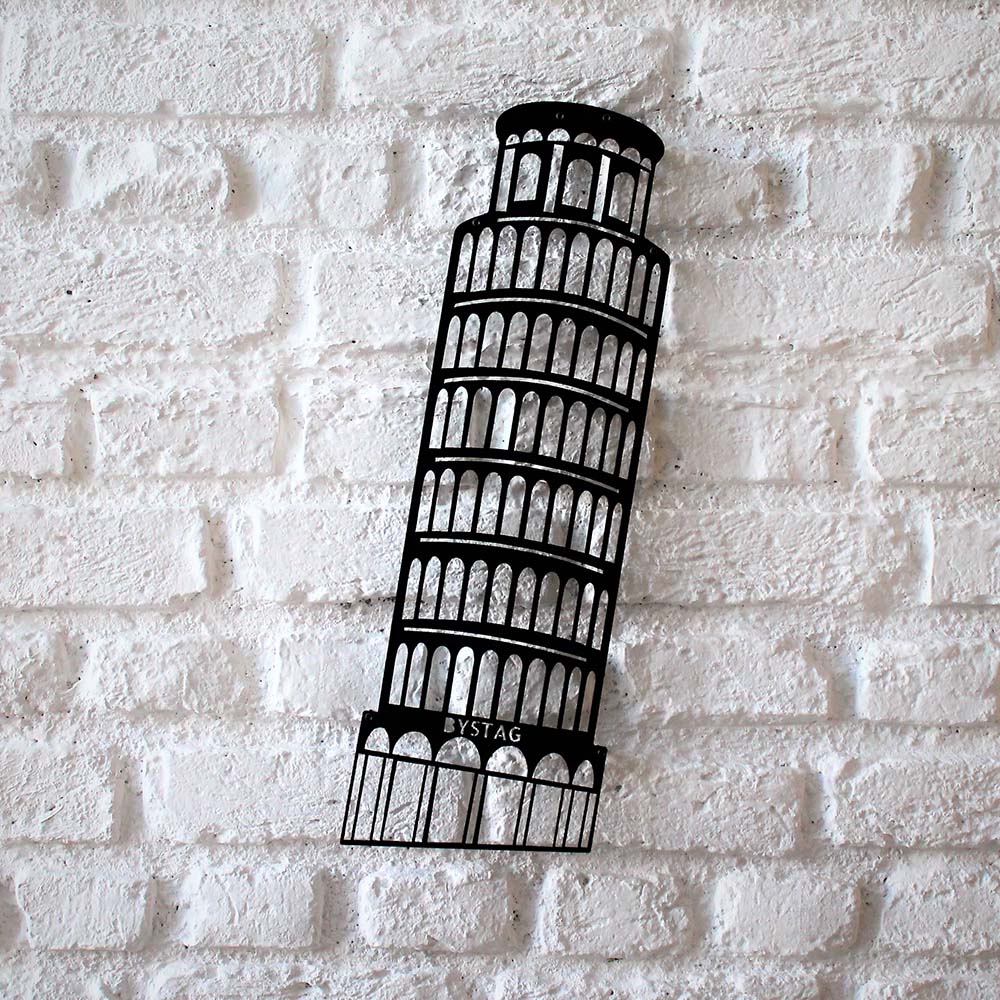 Bystag metal dekoratif duvar aksesuarı pisa- Bystag metal wall art-wall art-wall decor-metal wall decor-pisa