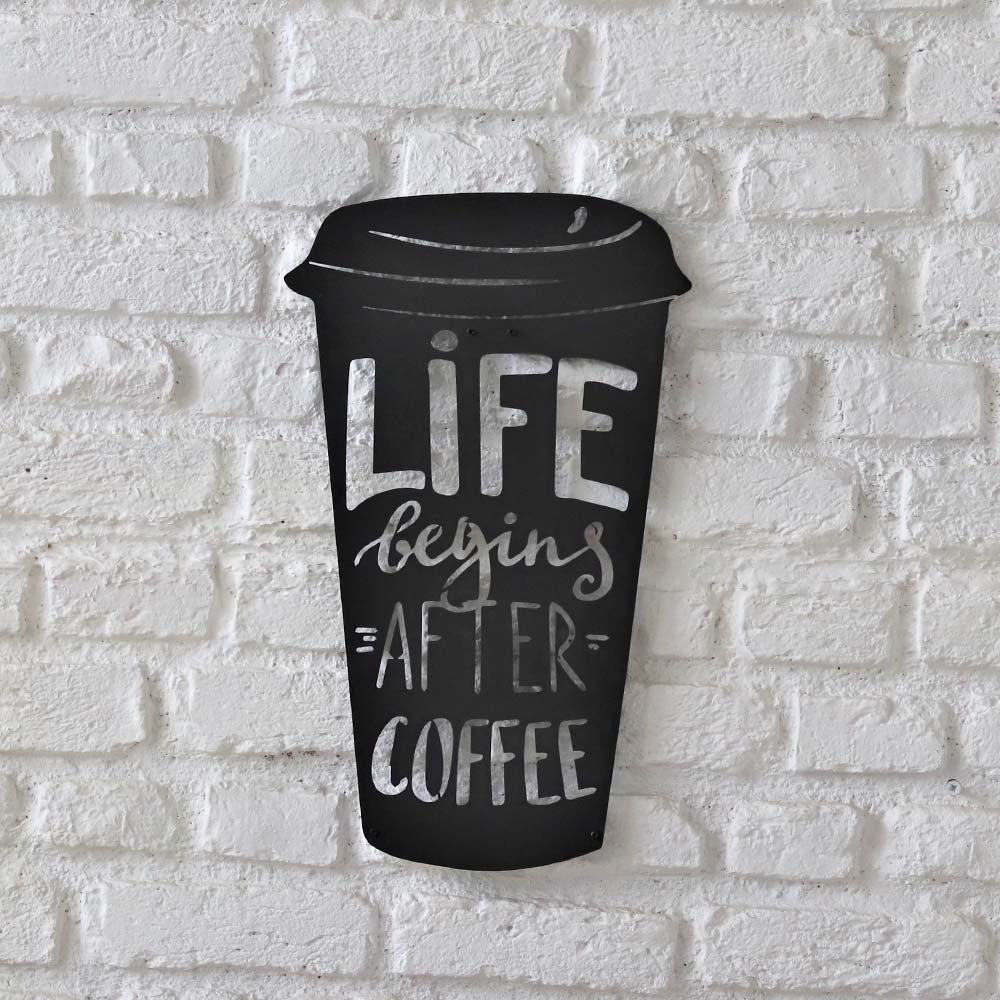 Bystag metal dekoratif duvar aksesuarı kahve- Bystag metal wall art-wall art-wall decor-metal wall decor-coffee