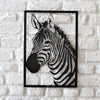 Bystag metal dekoratif duvar aksesuarı zebra- Bystag metal wall art-wall art-wall decor-metal wall decor-zebra
