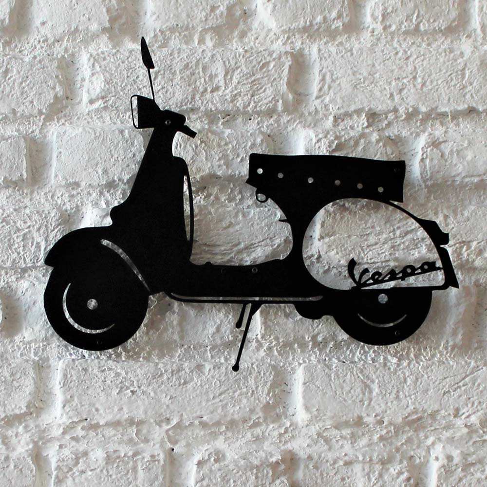Bystag metal dekoratif duvar aksesuarı vespa- Bystag metal wall art-wall art-wall decor-metal wall decor-vespa