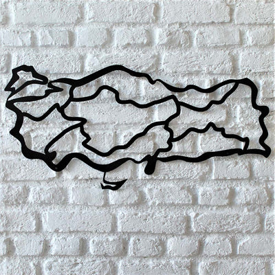 Bystag metal dekoratif duvar aksesuarı türkiye haritası- Bystag metal wall art-wall art-wall-decor-metal wall decor