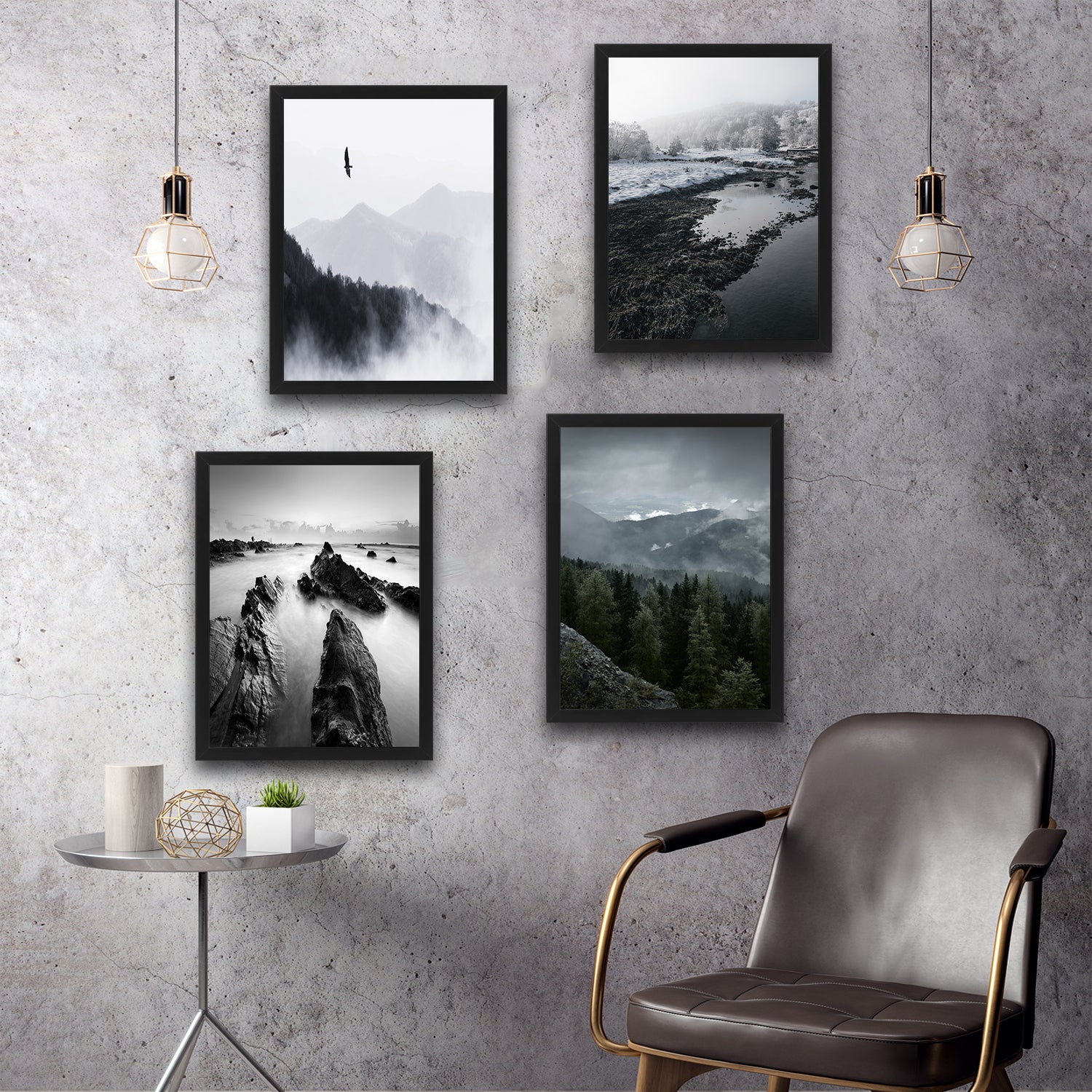 Bystag çerçeve hediyeli poster- poster set-çerçeveli poster