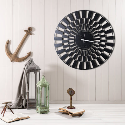 Bystag Metal decorative Wall clock İllusion -Bystag Büyük saat - Bystag Metal dekoratif Duvar Saati İlüzyon- Bystag Big Clock