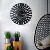 Bystag Metal decorative Wall clock İllusion -Bystag Büyük saat - Bystag Metal dekoratif Duvar Saati İlüzyon- Bystag Big Clock