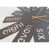 Bystag Metal decorative Wall clock Letters-Bystag Büyük saat - Bystag Metal dekoratif Duvar Saati Harfler- Bystag Big Clock