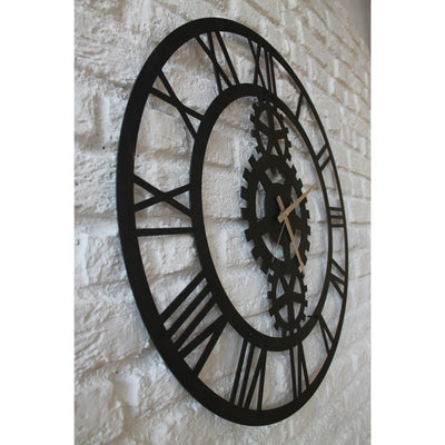 Bystag Metal decorative Wall clock Gear-Bystag Büyük saat - Bystag Metal dekoratif Duvar Saati Dişli- Bystag Big Clock