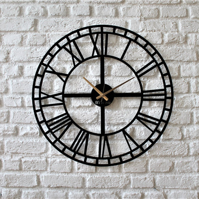 Bystag Metal decorative Wall clock classic -Bystag Büyük saat - Bystag Metal dekoratif Duvar Saati Klasik- Bystag Big Clock