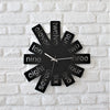 Bystag Metal decorative Wall clock Letters-Bystag Büyük saat - Bystag Metal dekoratif Duvar Saati Harfler- Bystag Big Clock