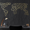 Bystag metal dekoratif duvar aksesuarı dünya haritası- Bystag metal wall art-wall art-wall decor-metal wall decor-world map-metal world map-gold world map