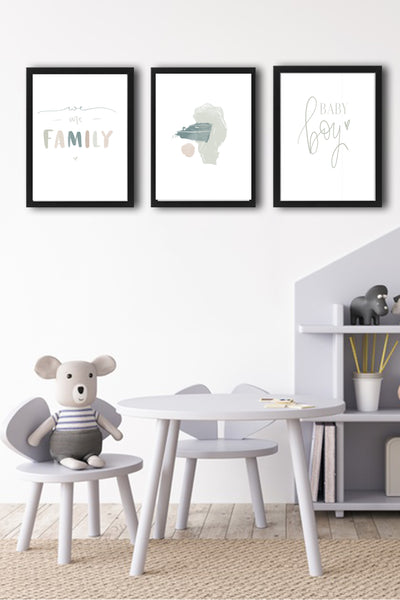 POSTER BABY BOY 3'LÜ SET