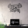 Bystag metal dekoratif duvar aksesuarı be strong- Bystag metal wall art-wall art-wall decor-metal wall decor-be strong