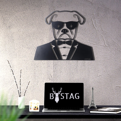Bystag metal dekoratif duvar aksesuarı köpek- Bystag metal wall art-wall art-wall decor-metal wall decor-dog