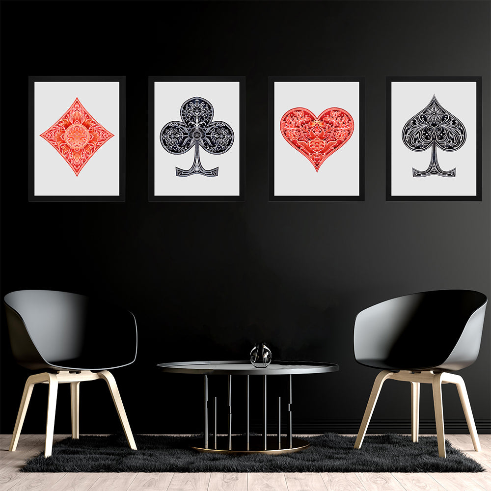 POSTER SET CARD SET 4'LÜ