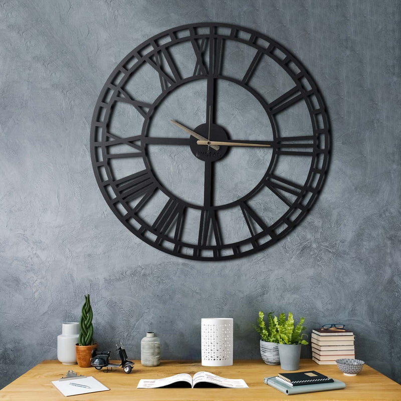Bystag Metal decorative Wall clock classic -Bystag Büyük saat - Bystag Metal dekoratif Duvar Saati Klasik- Bystag Big Clock