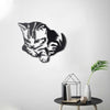 Bystag metal dekoratif duvar aksesuarı kedi- Bystag metal wall art-wall art-wall decor-metal wall decor-cat-animal