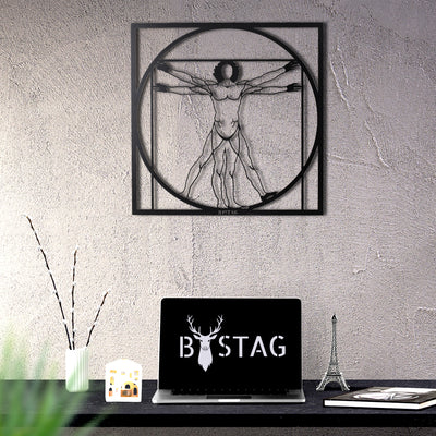 Bystag metal dekoratif duvar aksesuarı da vinci- Bystag metal wall art-wall art-wall decor-metal wall decor-da vinci