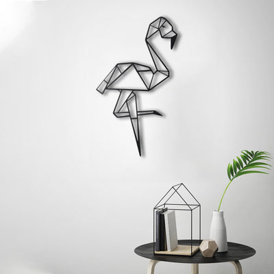 Bystag metal dekoratif duvar aksesuarı flamingo- Bystag metal wall art-wall art-wall decor-metal wall decor-flamingo