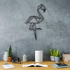 Bystag metal dekoratif duvar aksesuarı flamingo- Bystag metal wall art-wall art-wall decor-metal wall decor-flamingo