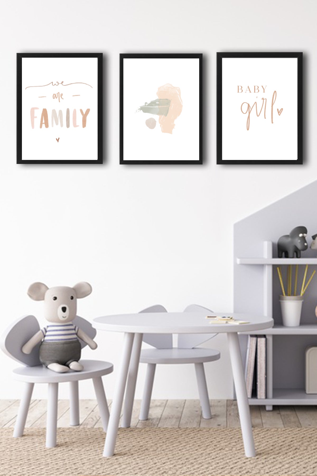 POSTER BABY GIRL 3'LÜ SET