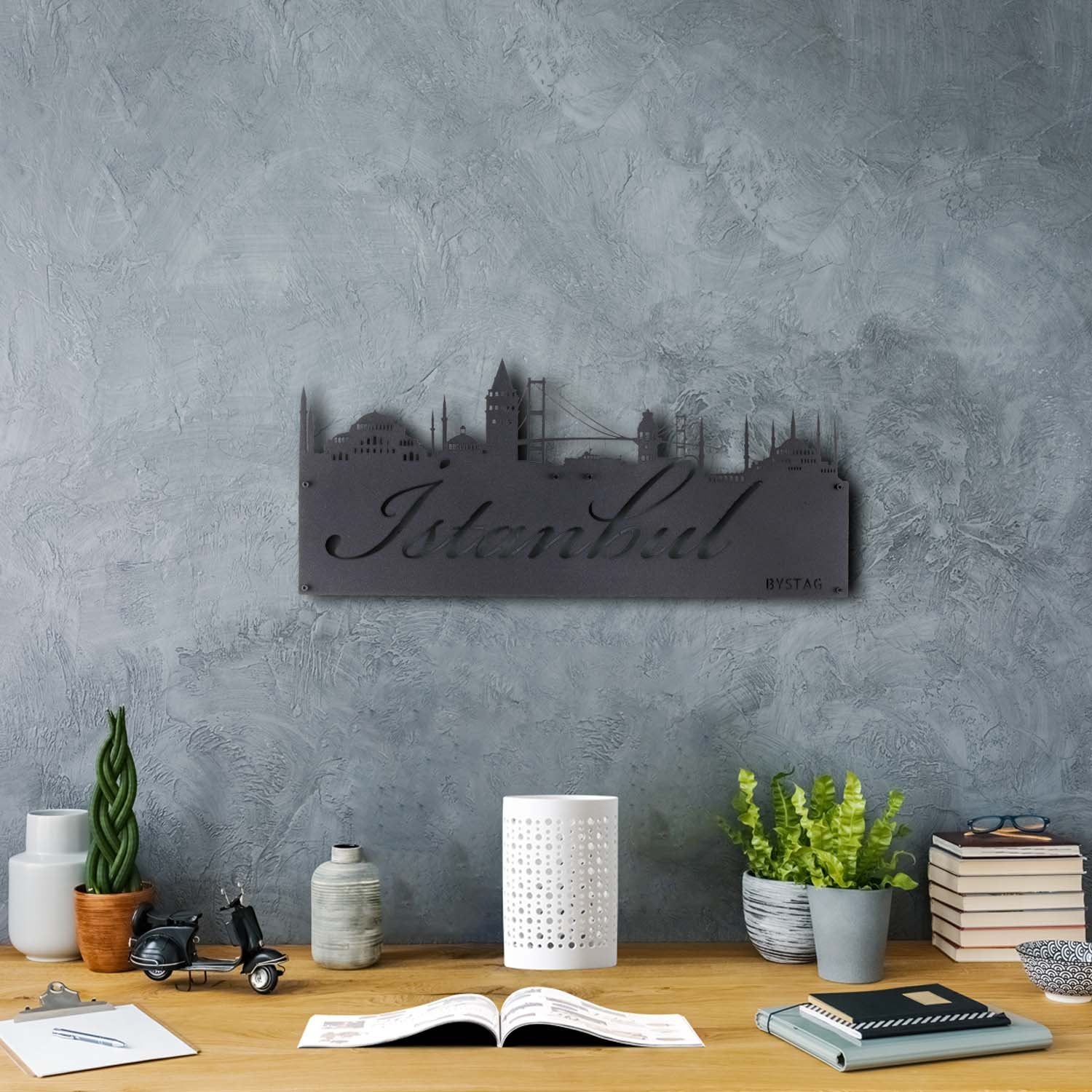 Bystag metal dekoratif duvar aksesuarı istanbul- Bystag metal wall art-wall art-wall decor-metal wall decor-istanbul