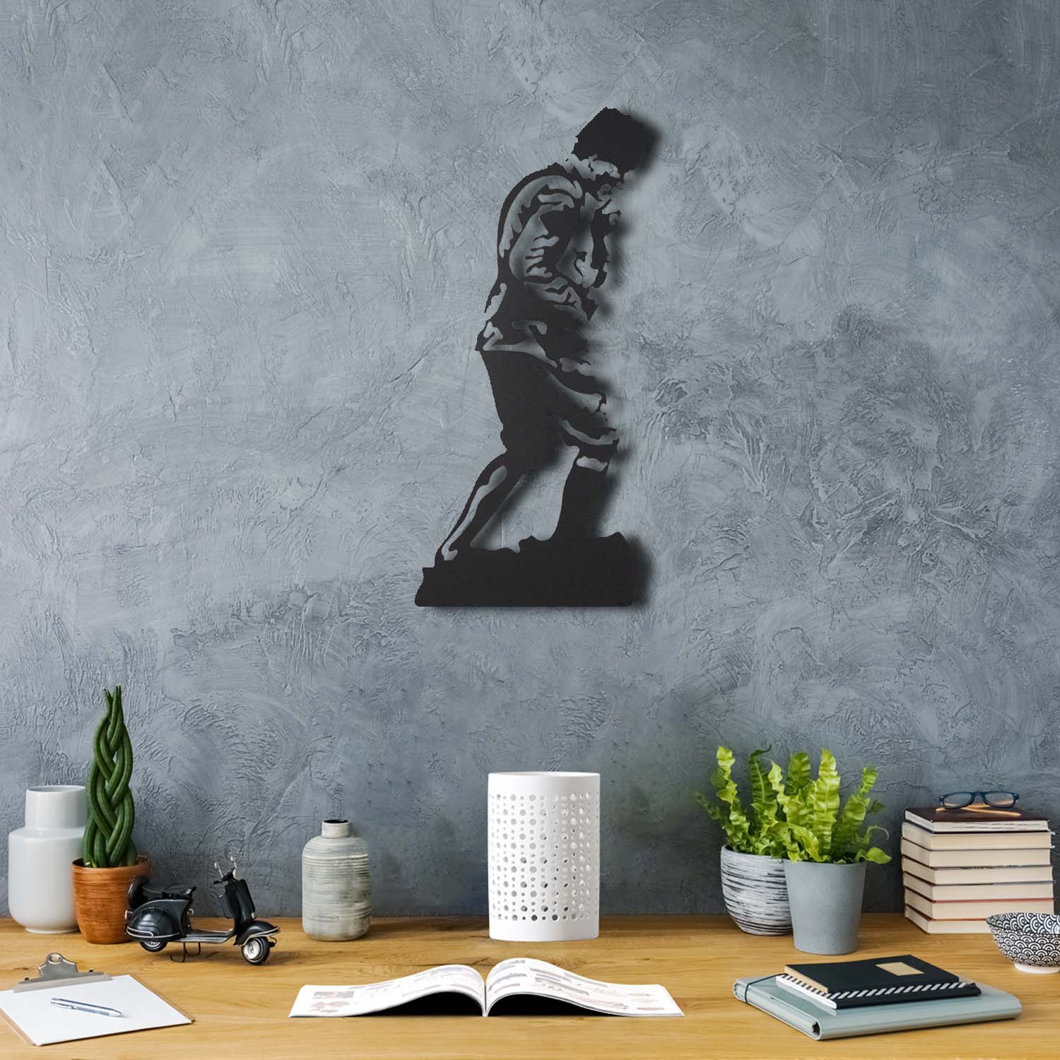 Bystag metal dekoratif duvar aksesuarı Atatürk Kocatepe- Bystag metal decorative wallart decor Atatürk Kocatepe