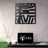 Bystag metal dekoratif duvar aksesuarı kadın- Bystag metal wall art-wall art-wall decor-metal wall decor-woman