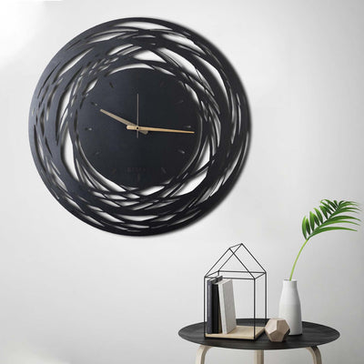 Bystag Metal decorative Wall clock Lines-Bystag Büyük saat - Bystag Metal dekoratif Duvar Saati Çizgiler - Bystag Big Clock