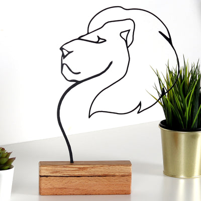 Bystag metal ahşap dekoratif masa süs dekoru-raf dekoru-hediyelik aksesuar-biblo-raf için süs- Bystag metal wood decorative desk ornament-ornamental decor- wood metal decor