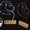 Bystag metal ahşap dekoratif masa süs dekoru-raf dekoru-hediyelik aksesuar-biblo-raf için süs- Bystag metal wood decorative desk ornament-ornamental decor- wood metal decor