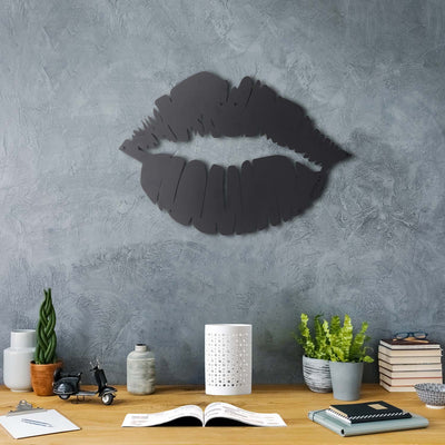 Bystag metal dekoratif duvar aksesuarı dudak- Bystag metal wall art-wall art-wall decor-metal wall decor-lip