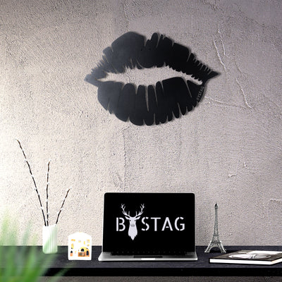 Bystag metal dekoratif duvar aksesuarı dudak- Bystag metal wall art-wall art-wall decor-metal wall decor-lip