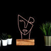 Bystag metal ahşap dekoratif masa süs dekoru-raf dekoru-hediyelik aksesuar-biblo-raf için süs-yüz- Bystag metal wood decorative desk ornament-ornamental decor- wood metal decor-mask-faces