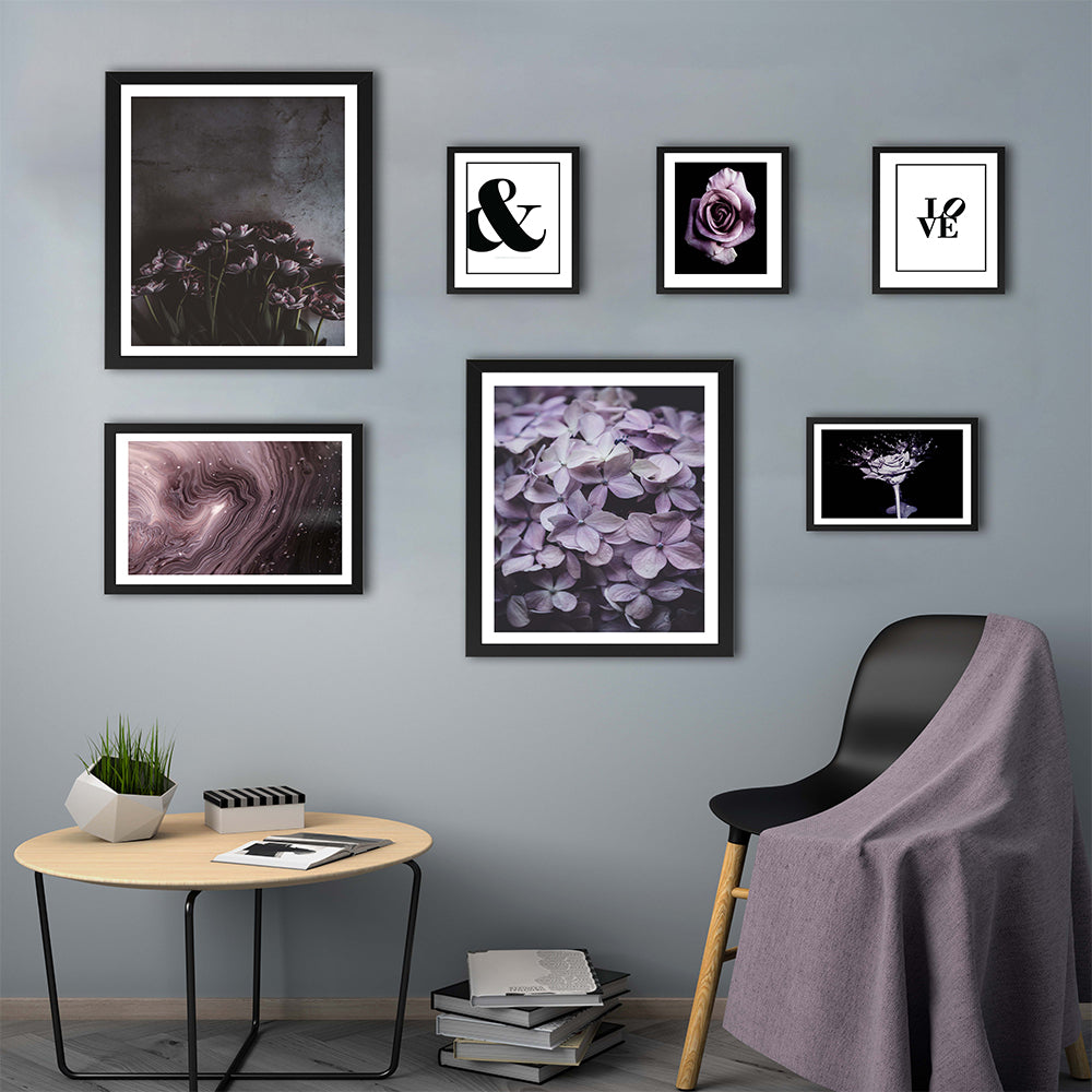 POSTER SET PURPLE SET 7'Lİ