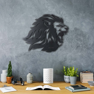 Bystag metal dekoratif duvar aksesuarı aslan- Bystag metal wall art-wall art-wall decor-metal wall decor-lion