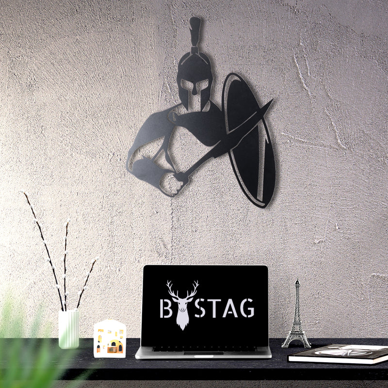 Bystag metal dekoratif duvar aksesuarı sparta- Bystag metal wall art-wall art-wall decor-metal wall decor-sparta