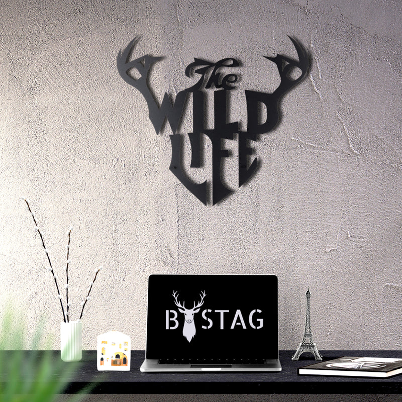 Bystag metal dekoratif duvar aksesuarı wild life- Bystag metal wall art-wall art-wall decor-metal wall decor-wild life
