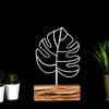 Bystag metal ahşap dekoratif masa süs dekoru-raf dekoru-hediyelik aksesuar-biblo-raf için süs-yaprak- Bystag metal wood decorative desk ornament-ornamental decor- wood metal decor-leaf