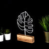 Bystag metal ahşap dekoratif masa süs dekoru-raf dekoru-hediyelik aksesuar-biblo-raf için süs-yaprak- Bystag metal wood decorative desk ornament-ornamental decor- wood metal decor-leaf